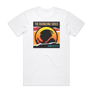 The Bouncing Souls Simplicity Album Cover T-Shirt White The Bouncing Souls Simplicity Album Cover T-Shirt White