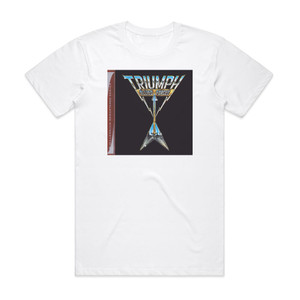 Triumph Allied Forces Album Cover T-Shirt White Triumph Allied Forces Album Cover T-Shirt White