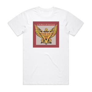 Triumph A World Of Fantasy Album Cover T-Shirt White Triumph A World Of Fantasy Album Cover T-Shirt White