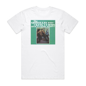 The Shirelles Give A Twist Party Album Cover T-Shirt White The Shirelles Give A Twist Party Album Cover T-Shirt White