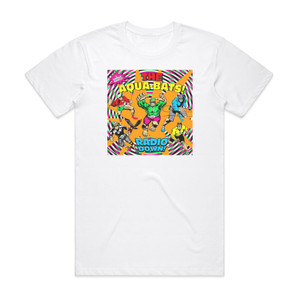 The Aquabats Radio Down Album Cover T-Shirt White The Aquabats Radio Down Album Cover T-Shirt White
