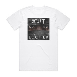 The Cult Lucifer Album Cover T-Shirt White The Cult Lucifer Album Cover T-Shirt White