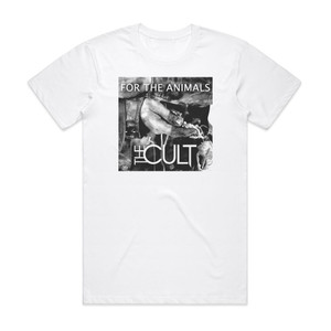 The Cult For The Animals Album Cover T-Shirt White The Cult For The Animals Album Cover T-Shirt White