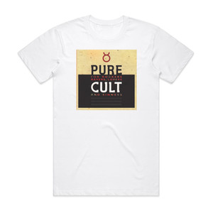 The Cult Pure Cult For Rockers Ravers Lovers And Sinners Album Cover T-Shirt White The Cult Pure Cult For Rockers Ravers Lovers And Sinners Album Cover T-Shirt White