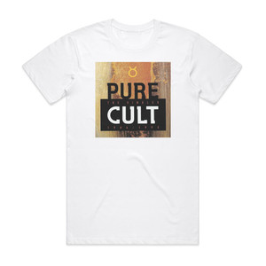 The Cult Pure Cult The Singles 1984 1995 Album Cover T-Shirt White The Cult Pure Cult The Singles 1984 1995 Album Cover T-Shirt White