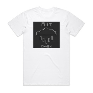 The Cult Rain Album Cover T-Shirt White The Cult Rain Album Cover T-Shirt White