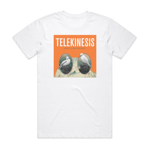 Telekinesis Parallel Seismic Conspiracies Album Cover T-Shirt White Telekinesis Parallel Seismic Conspiracies Album Cover T-Shirt White