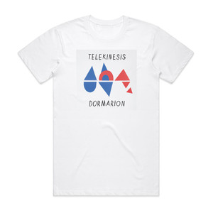 Telekinesis Dormarion Album Cover T-Shirt White Telekinesis Dormarion Album Cover T-Shirt White