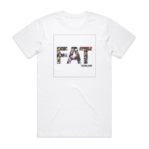 TOTALFAT Fat Album Cover T-Shirt White