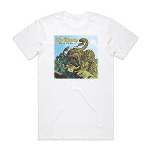 The Wizards Rise Of The Serpent Album Cover T-Shirt White The Wizards Rise Of The Serpent Album Cover T-Shirt White