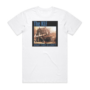 The KLF What Time Is Love Album Cover T-Shirt White The KLF What Time Is Love Album Cover T-Shirt White
