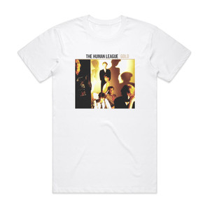 The Human League Gold Album Cover T-Shirt White