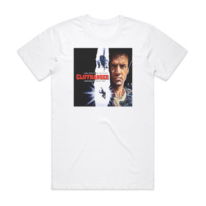 Trevor Jones Cliffhanger Album Cover T-Shirt White