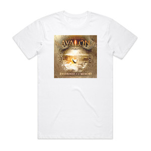 Timo Tolkkis Avalon Enshrined In My Memory Album Cover T-Shirt White Timo Tolkkis Avalon Enshrined In My Memory Album Cover T-Shirt White
