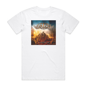 Timo Tolkkis Avalon The Land Of New Hope Album Cover T-Shirt White Timo Tolkkis Avalon The Land Of New Hope Album Cover T-Shirt White