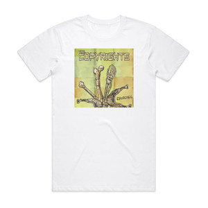 The Copyrights Crutches Album Cover T-Shirt White The Copyrights Crutches Album Cover T-Shirt White