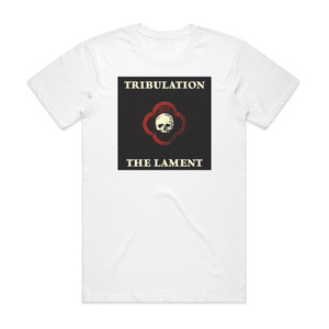 Tribulation The Lament Album Cover T-Shirt White Tribulation The Lament Album Cover T-Shirt White