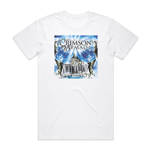 The Crimson Armada Guardians Album Cover T-Shirt White The Crimson Armada Guardians Album Cover T-Shirt White