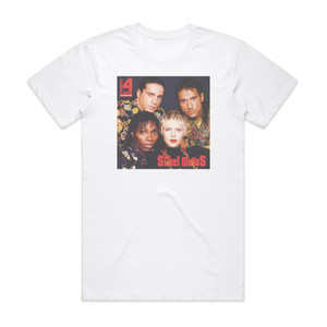 Twenty 4 Seven Street Moves Feat Captain Hollywood Album Cover T-Shirt White