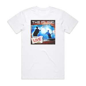 The Music Itunes Live London Festival 08 Album Cover T-Shirt White The Music Itunes Live London Festival 08 Album Cover T-Shirt White