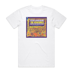 The Ventures Super Psychedelics Album Cover T-Shirt White The Ventures Super Psychedelics Album Cover T-Shirt White