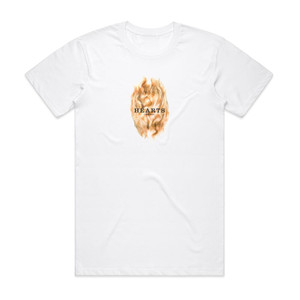 The Audience Hearts Album Cover T-Shirt White The Audience Hearts Album Cover T-Shirt White