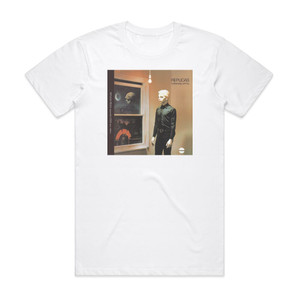 Tubeway Army Replicas 1 Album Cover T-Shirt White Tubeway Army Replicas 1 Album Cover T-Shirt White