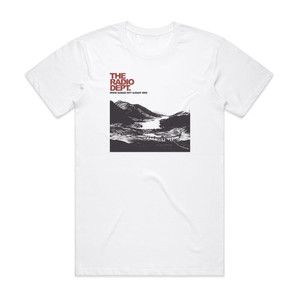 The Radio Dept Where Damage Isnt Already Done Album Cover T-Shirt White The Radio Dept Where Damage Isnt Already Done Album Cover T-Shirt White