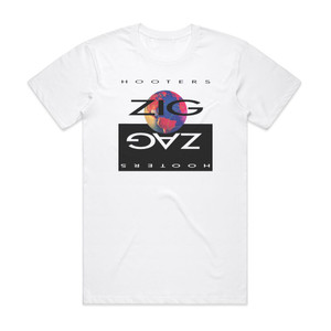 The Hooters Zig Zag Album Cover T-Shirt White The Hooters Zig Zag Album Cover T-Shirt White