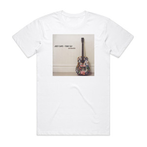 Tony Sly Joey Cape And Tony Sly Acoustic Album Cover T-Shirt White Tony Sly Joey Cape And Tony Sly Acoustic Album Cover T-Shirt White