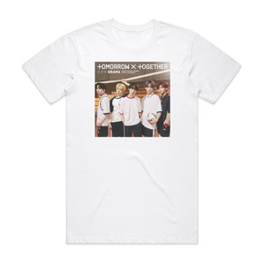 TOMORROW X TOGETHER Drama Album Cover T-Shirt White TOMORROW X TOGETHER Drama Album Cover T-Shirt White