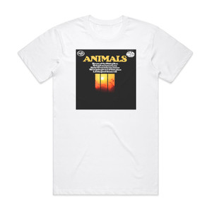 The Animals The Most Of The Animals Album Cover T-Shirt White The Animals The Most Of The Animals Album Cover T-Shirt White