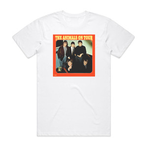 The Animals Animals On Tour Album Cover T-Shirt White The Animals Animals On Tour Album Cover T-Shirt White