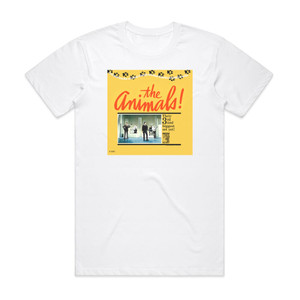 The Animals Animal Tracks Album Cover T-Shirt White The Animals Animal Tracks Album Cover T-Shirt White