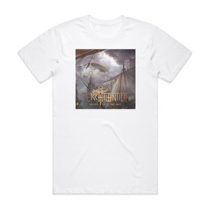 Terra Atlantica Quest Into The Sky Album Cover T-Shirt White Terra Atlantica Quest Into The Sky Album Cover T-Shirt White