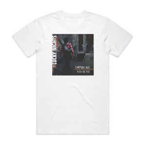 Timpuri noi Lucky Nights Unplugged Album Cover T-Shirt White Timpuri noi Lucky Nights Unplugged Album Cover T-Shirt White