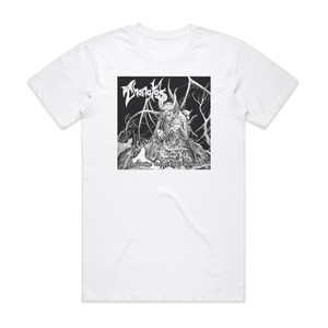 Thanatos Thanatology Terror From The Vault Album Cover T-Shirt White Thanatos Thanatology Terror From The Vault Album Cover T-Shirt White