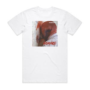 Therapy_ Disquiet Album Cover T-Shirt White Therapy_ Disquiet Album Cover T-Shirt White