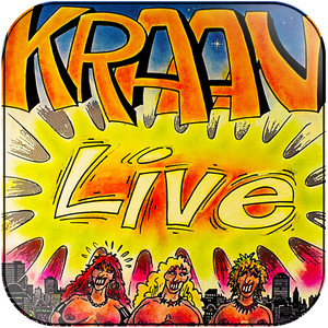 Kraan Live-1 Album Cover Sticker