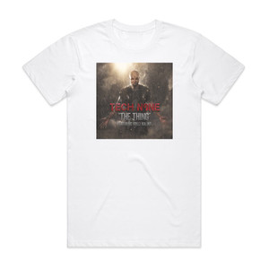 Tech N9ne The Thing Album Cover T-Shirt White Tech N9ne The Thing Album Cover T-Shirt White