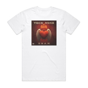 Tech N9ne Ebah Album Cover T-Shirt White Tech N9ne Ebah Album Cover T-Shirt White