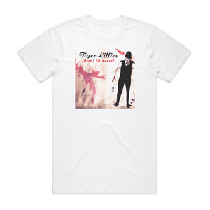 The Tiger Lillies Here I Am Human Album Cover T-Shirt White The Tiger Lillies Here I Am Human Album Cover T-Shirt White