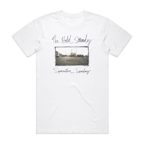 The Hold Steady Separation Sunday Album Cover T-Shirt White The Hold Steady Separation Sunday Album Cover T-Shirt White