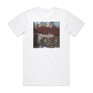 Theocracy Snowglobe Album Cover T-Shirt White Theocracy Snowglobe Album Cover T-Shirt White