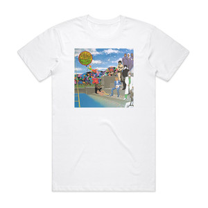 The Revolution Around The World In A Day 1 Album Cover T-Shirt White The Revolution Around The World In A Day 1 Album Cover T-Shirt White