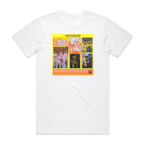 The Miracles Away We A Go Go Album Cover T-Shirt White