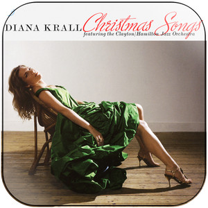 Diana Krall Christmas Songs Feat The Claytonhamilton Jazz Orchestra Album Cover Sticker