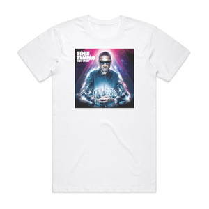 Tinie Tempah Disc Overy Album Cover T-Shirt White Tinie Tempah Disc Overy Album Cover T-Shirt White