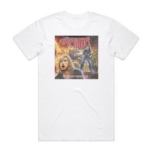 Traitor Thrash Command Album Cover T-Shirt White Traitor Thrash Command Album Cover T-Shirt White