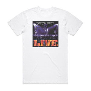 Twisted Sister Live At Hammersmith Album Cover T-Shirt White Twisted Sister Live At Hammersmith Album Cover T-Shirt White